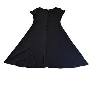 J. Jill Short Sleeve Jersey Knit Dress Sz S Petite Capsule Wardrobe Fit & Flare
